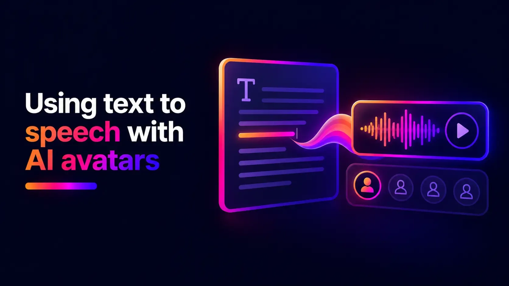 How to use text to speech with AI avatars for videos | Cinema8